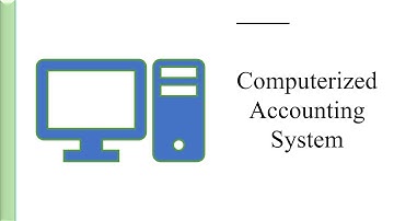 # 8 -  Computerized Accounting System-Module I