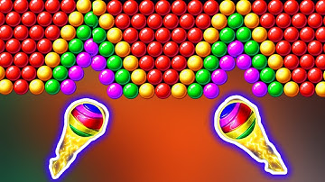 BUBBLE SHOOTER NEW GAMEPLAY LEVEL 81 TO 85 😳 / BUBBLE SHOOTER ANDROID GAMEPLAY #92