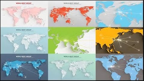 World Map Line Network | After Effects Template | Videohive