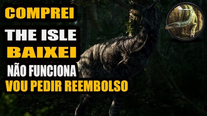 O JOGO DE DINOSSAURO MAIS REALISTA DO ROBLOX! THE ISLE DE GRAÇA?! 