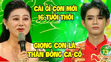 NSND QUẾ TRÂN LẦN ĐẦU THÁN PHỤC Thí Sinh MỚI CÓ 16 TUỔI GIỌNG CA LÀ THẦN ĐỒNG CA CỔ TƯƠNG LAI