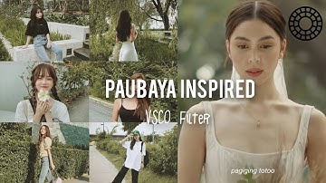 Paubaya MV Inspired VSCO editing | vsco photo editing tutorial