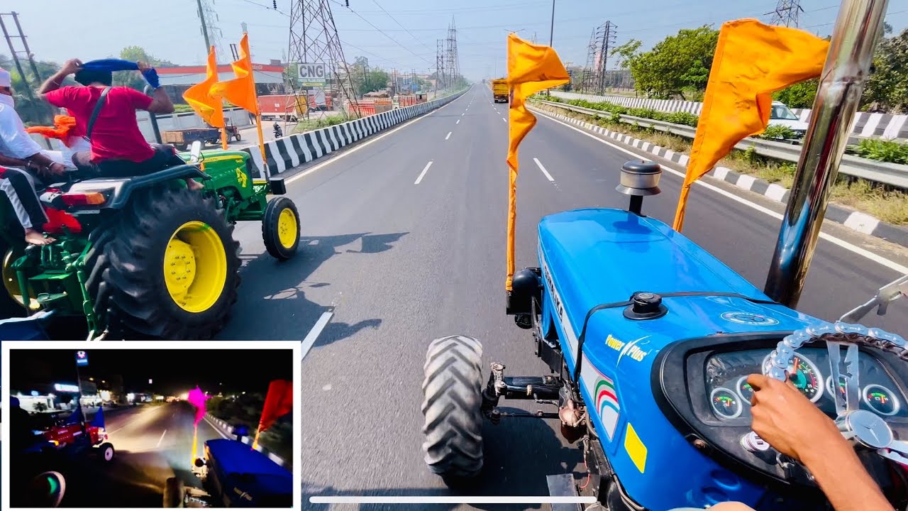 Tractor Race John Deere Vs Sonalika | Vapas Ghar wal | Hola Mahalla 2022 | Shri Anandpur Sahib
