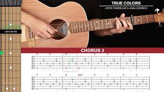 True Colors Guitar Cover Justin Timberlake Anna Kendrick 🎸|Tabs + Chords|