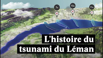 Où se jette le Rhone dans le lac Léman ?