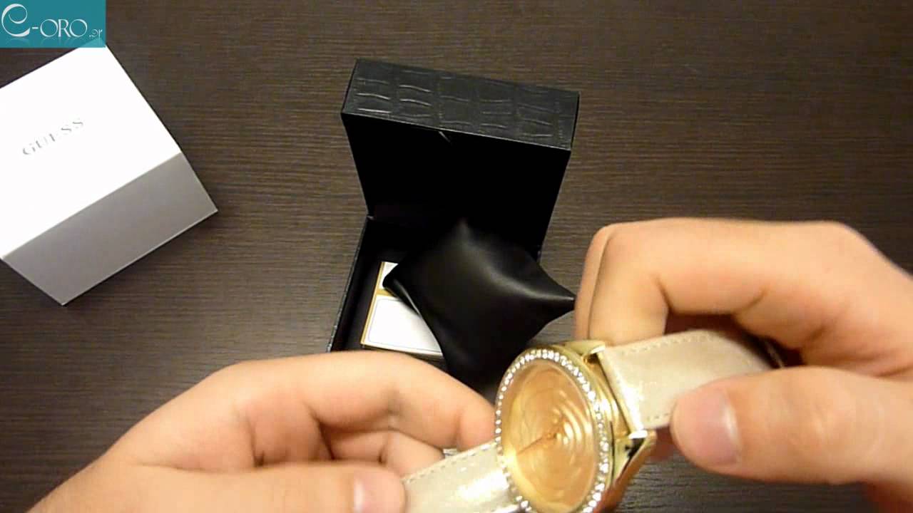 GUESS Gold Flower Ladies Watch W95112L1 - E-oro.gr