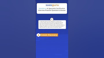Which Einstein for Sales Feature Helps Improve Sales Forecasting Accuracy? | saasguru