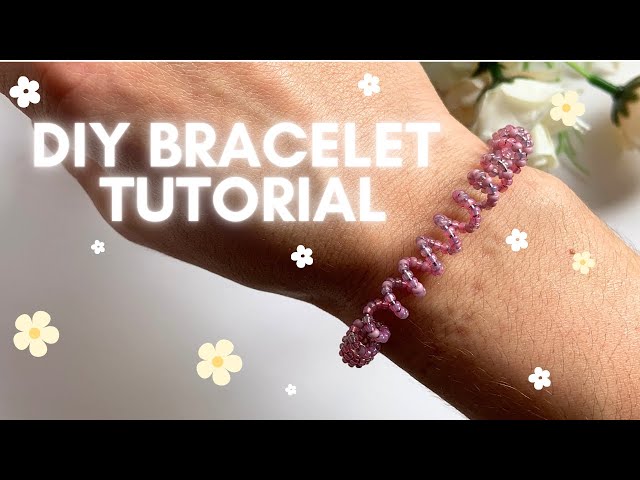 DIY Bracelet Tutorial: Wire and Miyuki Beads 