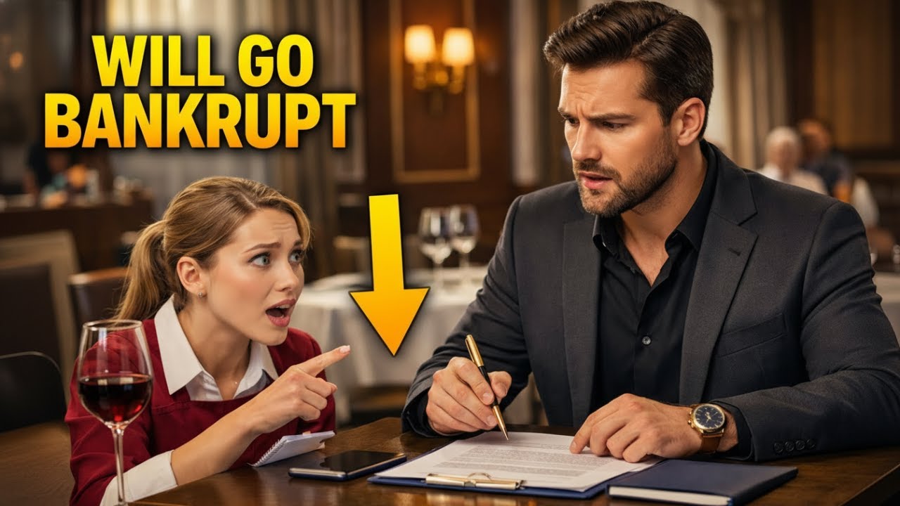 Billionaire Teases a Waitress for Financial Tips - Her Reply Leaves Him Speechless