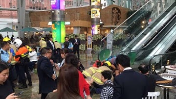 At least 18 injured in escalator incident at Hong Kong shopping mall
