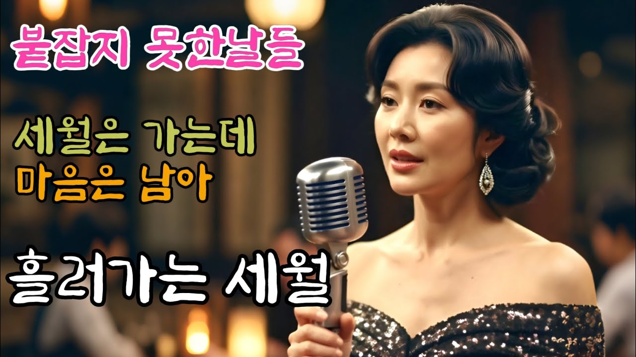 🌸『 흘러가는 세월 』 중년의 마음에 내려앉는 노래 | 달빛마녀🌙 
