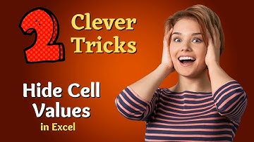 Hide Cell Values with Custom Cell Formatting Tricks in Excel | Vivekananda Sinha | Video 142