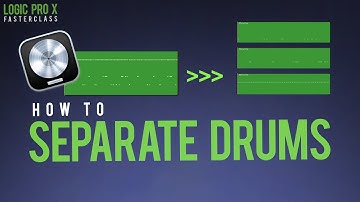 Separate Drums Onto Their Own Layers in Logic Pro X