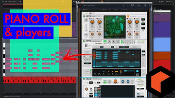 3 ways to use PIANO ROLL with PLAYERS in the Reason Rack Plugin 🎹