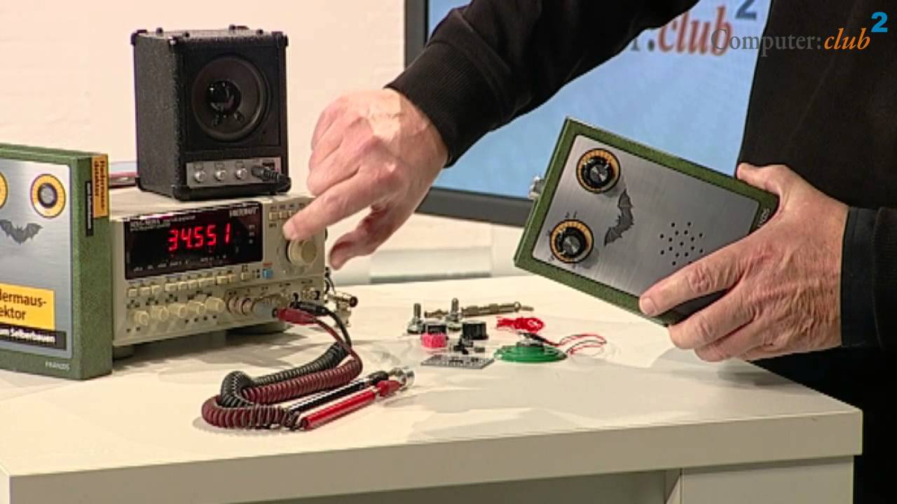 Fledermaus Detektor FMD1SchwarzUltraschalldetektor20-80kHz Fertiggerät 