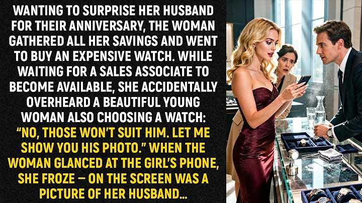 Wanting to surprise her husband for their anniversary, the woman gathered all her savings and went..
