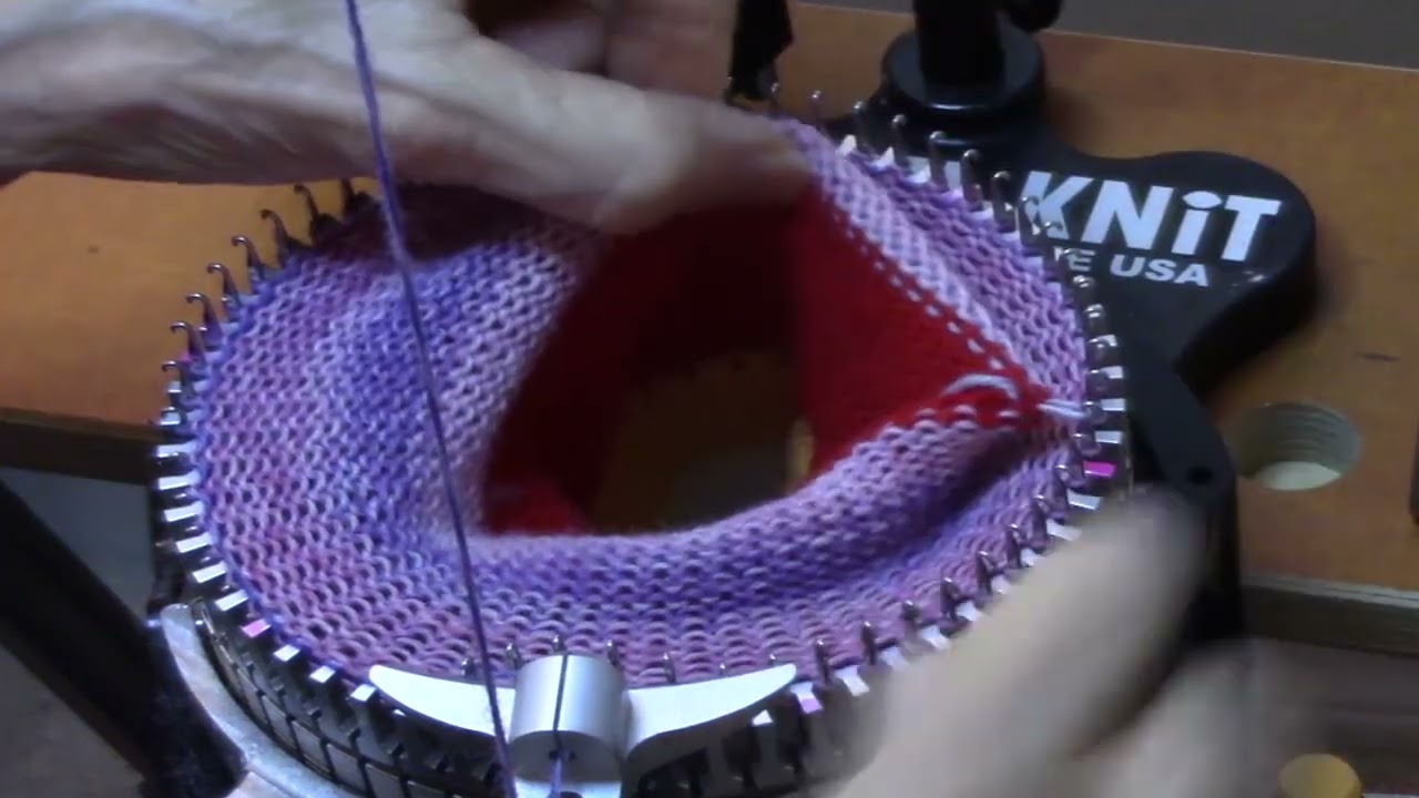 Circular Sock Machine Quick Start Step #2, Make a Hem! by Diana Sullivan