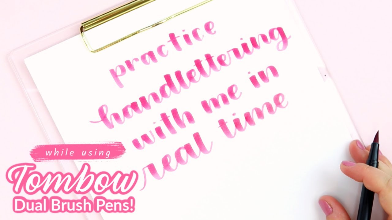 Tombow Handlettering Mistakes You Might Be Making — How To Handletter