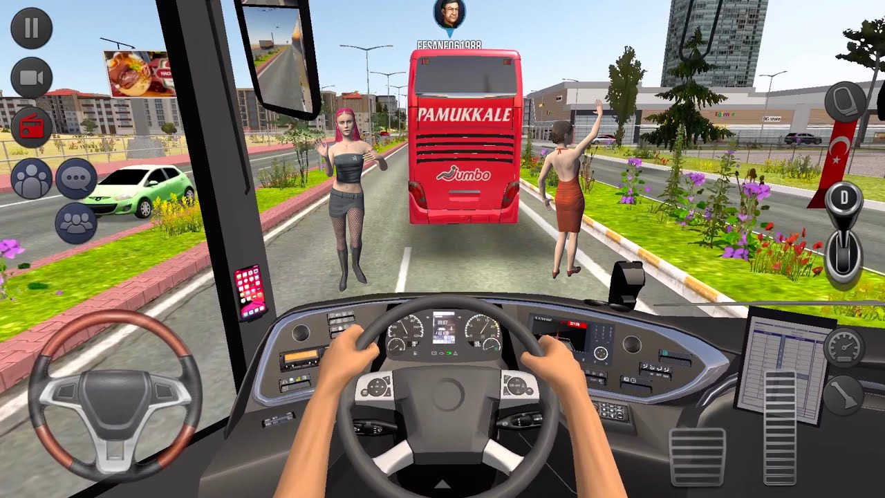 Long City Bus Driver 🚍🔥 Bus Simulator : Ultimate Multiplayer! Bus Wheels  Games Android 