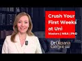 How to Make the Most of Your First Weeks at University | Top Tips for MBA, Master’s or PhD students 
