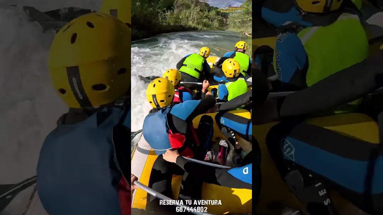Rafting en Alcalá del Júcar #alcaládeljúcar  #rafting #actividades #planes #aventura