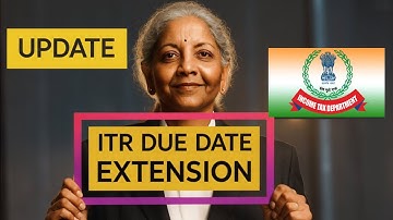ITR due date extension update