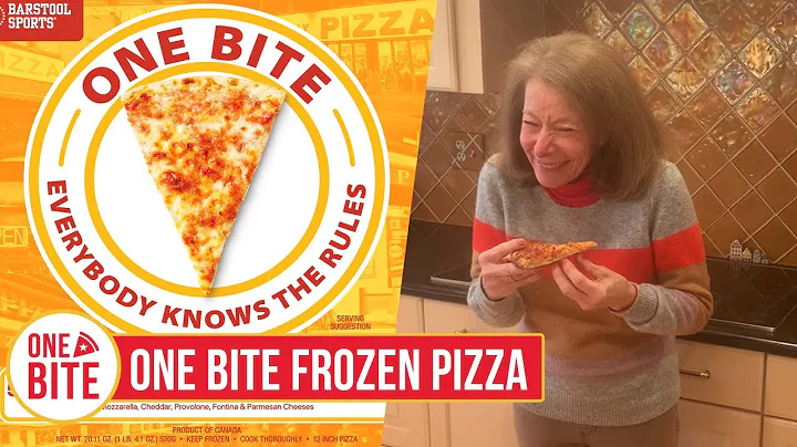 My Mom's Frozen Pizza Review - One Bite Pizza