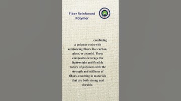 Sustainability and Environmental Benefits of Fiber Reinforced Polymer Composites. #researchers