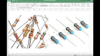 Excel para calcular el valor de una resistencia con el código de colores screenshot 3