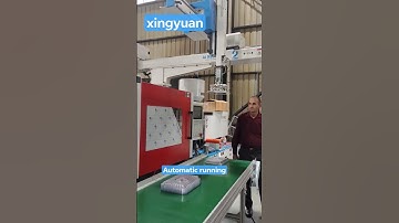 Automatically running machine injection moulding machine #injectionmouldingmachine #Robotarm