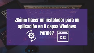 Como hacer un instalador en C# (N capas) #programming #csharp