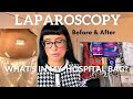 LAPAROSCOPY SURGERY (BEFORE & AFTER) - WHAT'S IN MY HOSPITAL BAG? + RECOVERY TIPS | CLARA SALGUEIRO