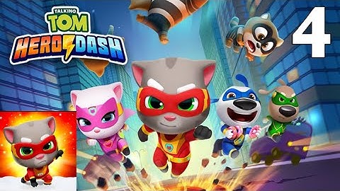 Talking Tom Hero Dash Gameplay Walkthrough Part 4- 2023 (iOS/Android Games)