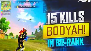 || 8 kills Booyah 😎 free fire 🔥🎯 impossible clutch 🔥||