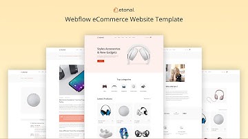 Etonal Webflow eCommerce Template | Multipurpose eCommerce Template