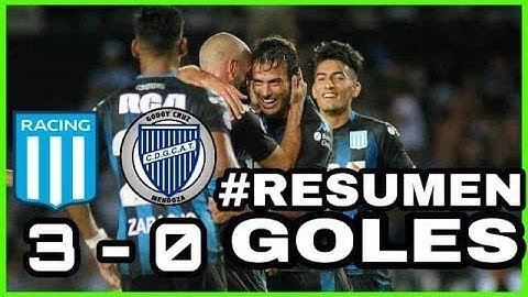 🔴RACING 3-0 GODOY CRUZ #RESUMEN GOLES⚽| GOL: LISANDRO LÓPEZ y MATÍAS ZARACHO(x2)🔥⚽