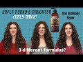 3 Different Formulas on the Market?? Uncle Funky's Daughter Curly Magic One and Done Styler Review