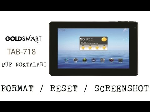 Goldsmart (Goldmaster) Tab 718 Püf Noktaları