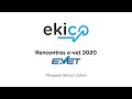 Ekico lors des rencontres evet 2020