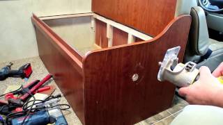 Building under seat cabinets for the dinette of my RV.
