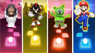 Skibidi Toilet 🆚 Sonic 🆚 Gummy Bear 🆚 Super Mario. 🎶 Who Is Best?