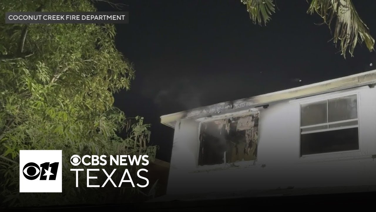 Family escapes house fire in Coconut Creek; two dogs treated for smoke ...