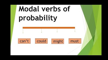 Class IV English Language Modal Verbs of Probability