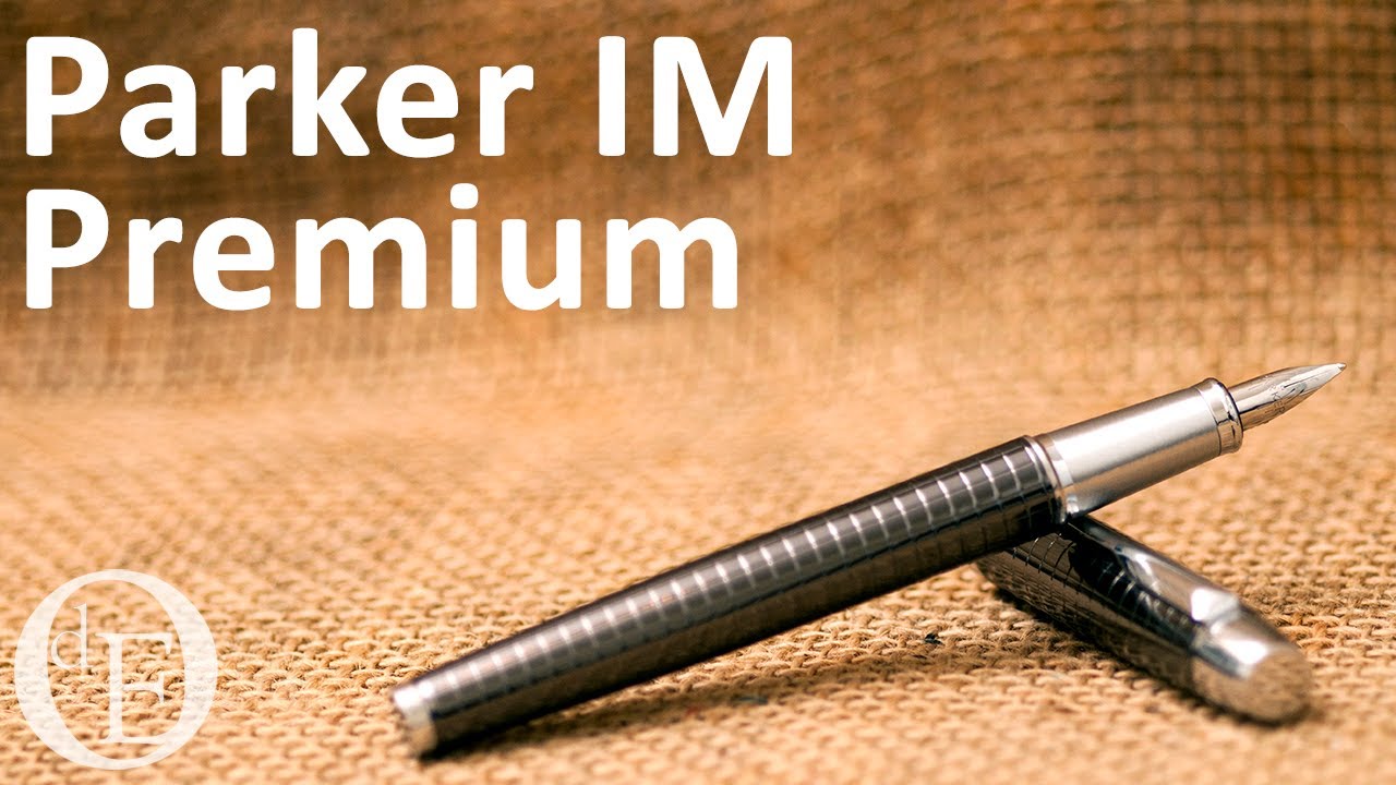 Parker IM Premium Deep Gunmetal Chiseled - Review - YouTube