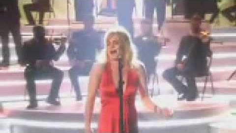 THE WINNER OF BRITS-DUFFY PERFOMING WARWICK AVENUE AT BRIT AWARDS (HQ)