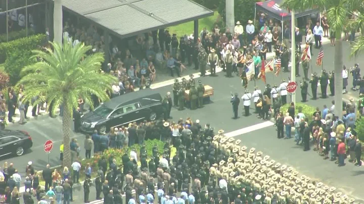 Chopper 5 video of funeral of FWC investigator Kyl...