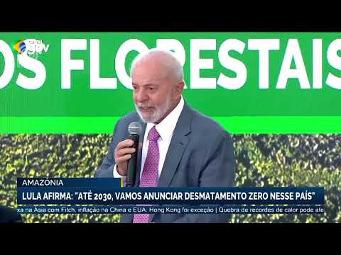 Amazônia: Lula afirma: "até 2030, vamos anunciar desmatamento zero nesse país" | Canal Rural
