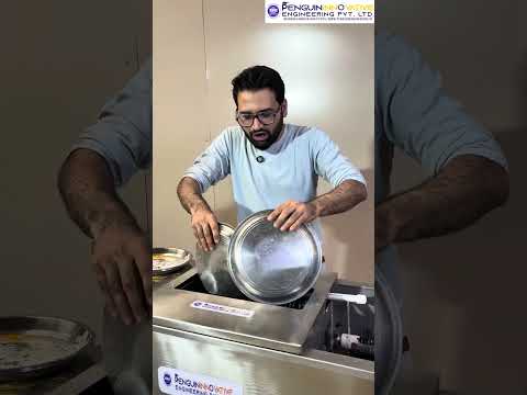 Dish wash  scrubber machine Mini Demonstration Video video thumbnail