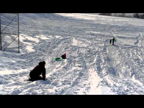 Sledding @ Mueller park by Julie Kirby