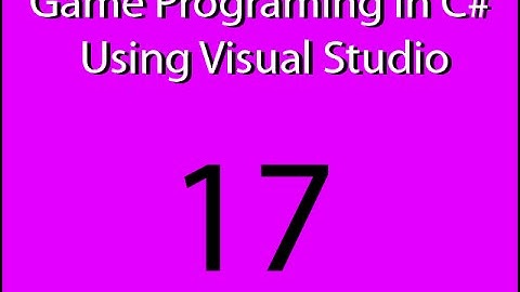 Game Programing in C# Using Visual Studio EP 17 Game State Manager